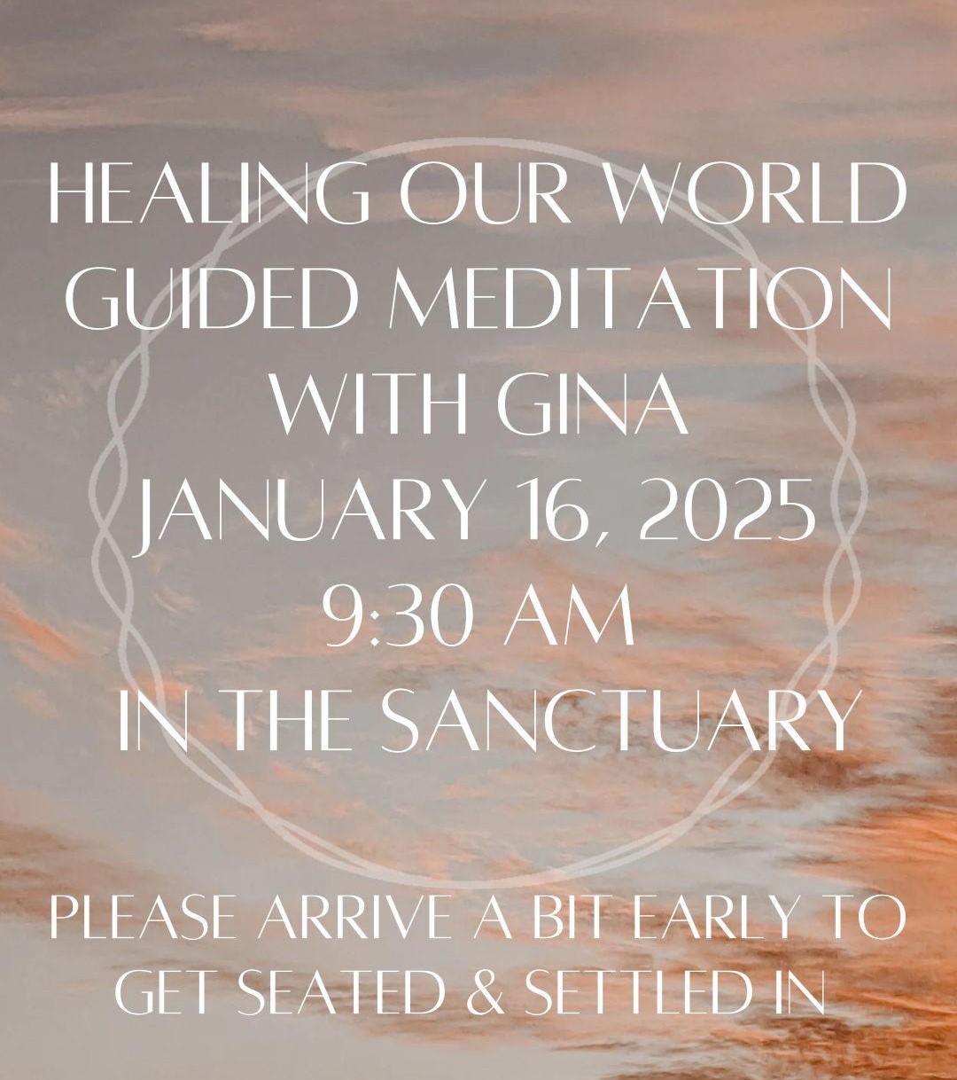 guided meditation with Gina