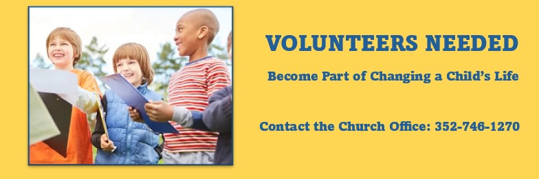 VOLUNTEERS NEEDED